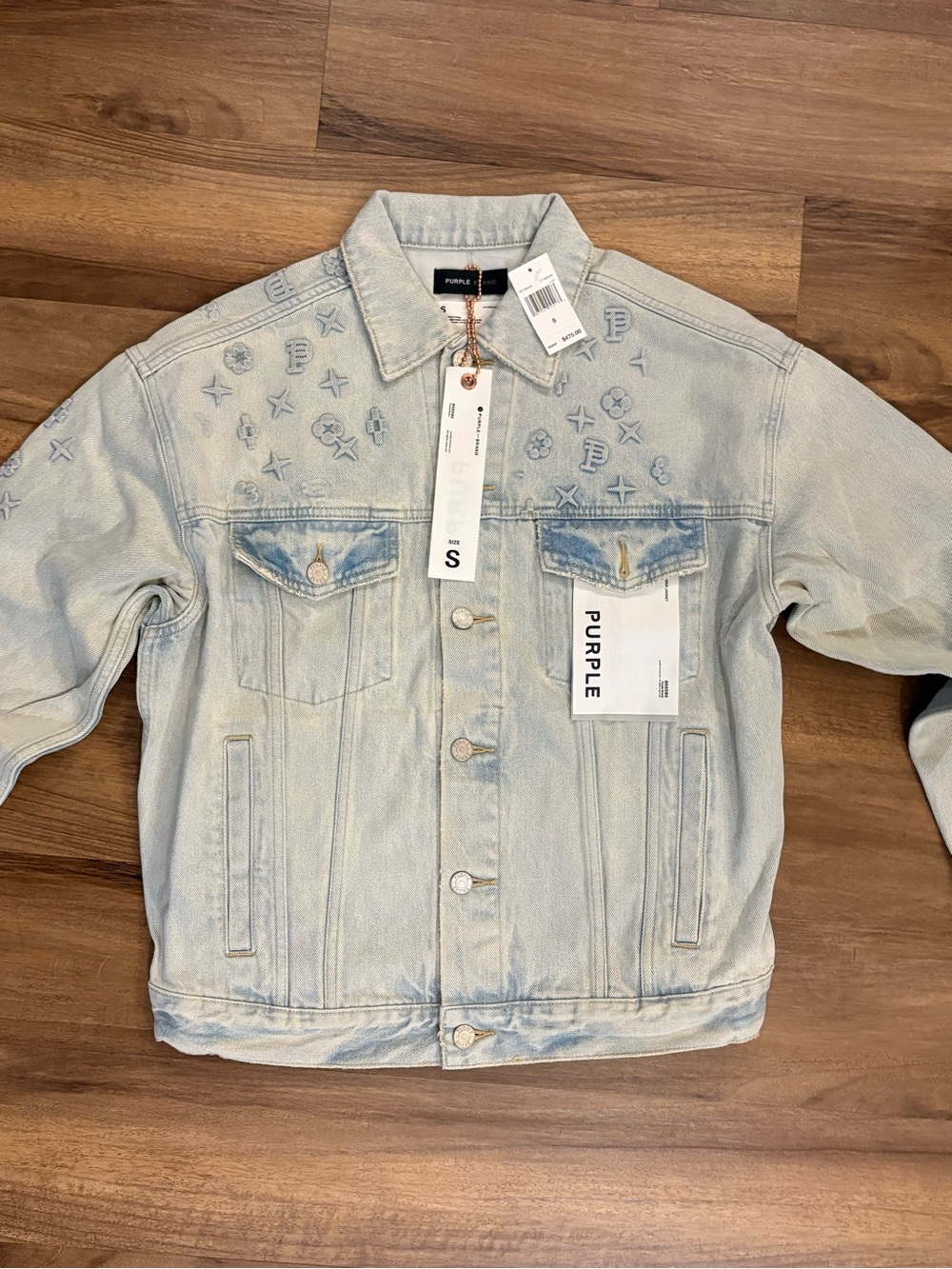 Purple Brand Light Wash Denim Jacket - Men's